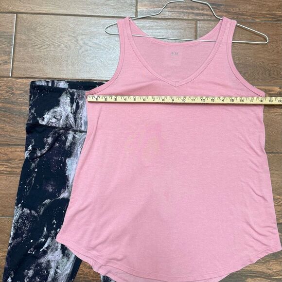 Workout Outfit Old Navy Galatic PowerPress & ANA Tank Sz M/L Yoga Outfit - Picture 5 of 10